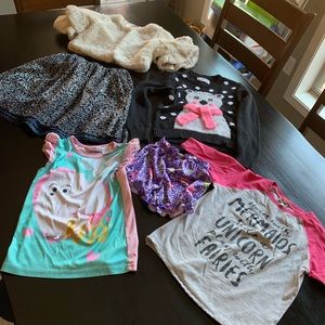 SIX PIECES Girl’s Size 6 & 6X